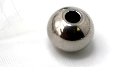 100 Stainless Steel Beads (10MM Outside Diameter 3MM Hole) - Image 1 of 4