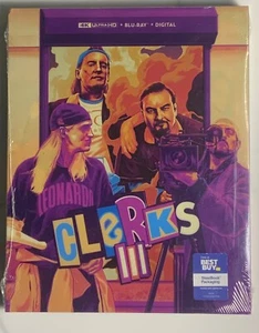 NEW Clerks 3 III 4K SteelBook Blu-ray [2022] Best Buy Exclusive Limited Edition - Picture 1 of 2