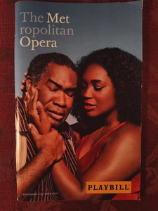 PLAYBILL September 2019 Metropolitan Opera Eric Owens Angel Blue Porgy And Bess - Picture 1 of 1