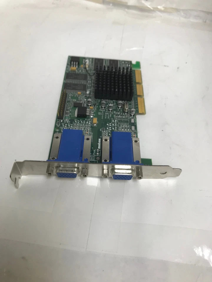 Dell Matrox 0608ux G45+mdha32d AGP Dual VGA Video Card - Image 1 of 1