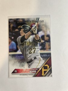 2016 Topps Baseball Card #54 Jung Ho Kang Future Stars Pittsburgh Pirates