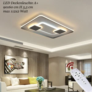 LED 899 Deckenleuchte Lichtfarbe und Helligkeit einstellbar Rahmen Kaltweiß A - Bild 1 von 12