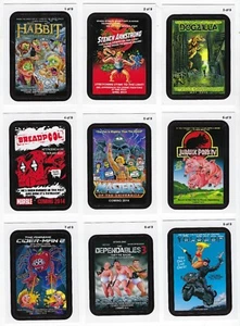 2013 Wacky Packages ANS11 nuovissima serie 11 COMING DISTRACTIONS set completo di 9 - Foto 1 di 2