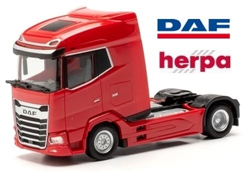 Daf XG  Tracteur solo caréné rouge  - Herpa - Echelle 1/87 (Ho) - Photo 1/1