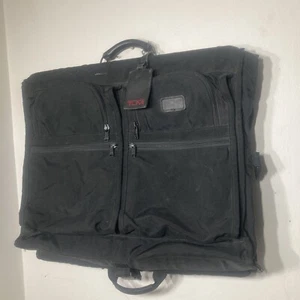 TUMI Alpha Bi-Fold Carry-on Garment Bag Black Ballistic Nylon Multi-pocket - Picture 1 of 7