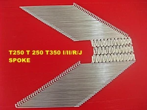 Fit SUZUKI T250 T 250 T350 I/II/R/J FRONT & REAR SPOKE SET 72 Pcs. JAPAN  [mi] - Picture 1 of 7