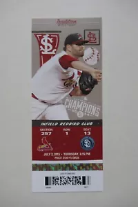 ST. LOUIS CARDINALS VS PADRES 7/2/2015 FULL TICKET ~ SOLARTE/ROSS/VENABLE HRS - Picture 1 of 1