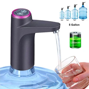 Universal 5 Gallon Water Bottle Switch Pump Electric Automatic Jug Dispenser USB - Picture 1 of 7
