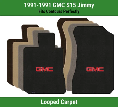 Alfombrillas Lloyd Classic Loop Front File para 1991 GMC S15 Jimmy con logotipo rojo GMC 1 Foto 1 de 4