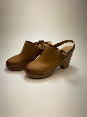 Kork-Ease Womens Brown Cork Leather Heel Sz 10M - Image 1 of 4