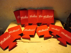 LOT OF 11 Budweiser Can/Bottle Cozie NEW - Picture 1 of 8