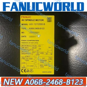 1PCS NEW Fanuc A06B-2468-B123 Servo Motor - Picture 1 of 1