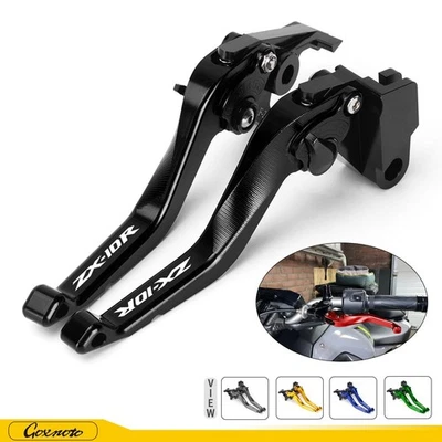 For Kawasaki Ninja ZX10R 2016-2025 CNC Short Brake Clutch Levers ZX-10R Handles - Image 1 of 4