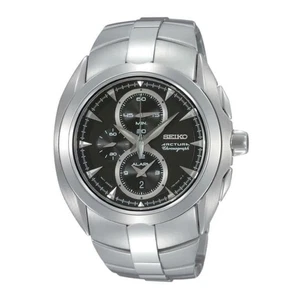 SEIKO Arctura SNAC17P1 Chronograph Alarm Quartz Watch 7T62 Sapphire Glass NOS - Picture 1 of 1