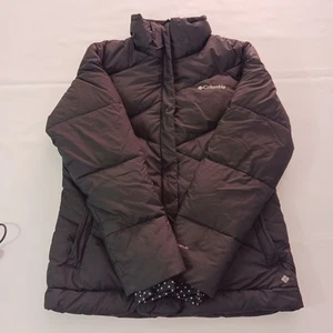 Columbia SG5476 Youth Girl Size Large 14/16 Hooded Black Full Zip Puffer Jacket - Picture 1 of 23