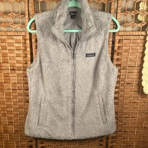 Patagonia Los Gatos Weste Damen grau Fleece Hochflor Full Zip Gr. L - Bild 1 von 7