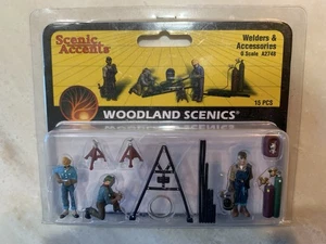 NEW Woodland O Scale Welders & Accessories Train Figures A2748 - Picture 1 of 1