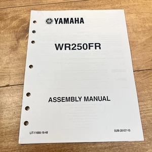 YAMAHA OEM ASSEMBLY MANUAL / 2002 WR250FR WR 250FR - Picture 1 of 3