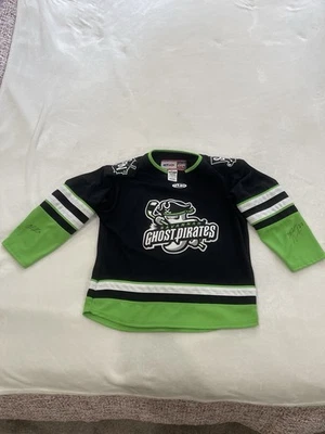 Хоккейная футболка с автографом Savannah Ghost Pirates ECHL молодежный размер большой - Изображение 1 из 4