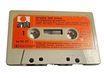 Stunde der Stars - Kassette der guten Tat - MC Kassette ARIOLA 54 755 XT - Bild 1 von 4