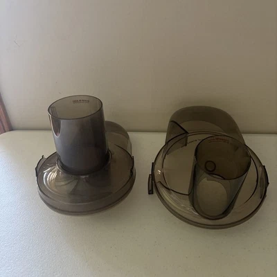 Bullet Express Trio BE-110 Replacement Parts Slicer Shredder 2 Covers Lids - Image 1 of 4