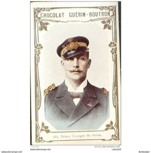Chromo chocolat Guerin Boutron (celebrites) Georges Prince Grece 164 - Picture 1 of 1