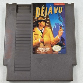DEJA VU 1990 Authentic Nintendo NES Clean Pins Tested