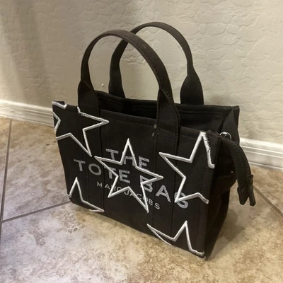 Marc Jacobs The Canvas Small Tote Bag Black Crossbody adjustable strap - Image 1 of 4