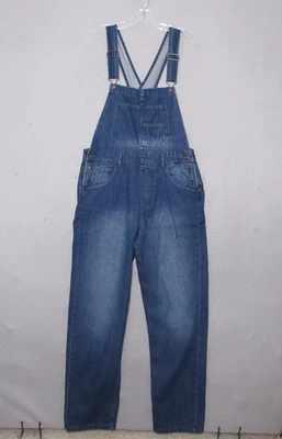We The Free People Ziggy Overalls Small Relaxed Slouchy Bib Hippie Boho Blue NWT - Image 1 of 4
