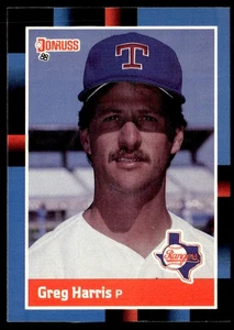 1988 Donruss Greg Harris Texas Rangers #427 - Picture 1 of 2