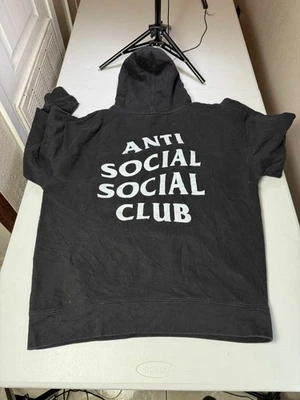 Used Anti Social Social Club Men's Black Hoodie Sz XL - Image 1 of 4
