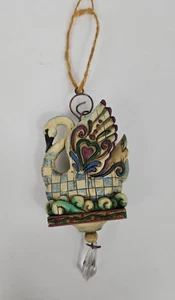 Jim Shore 12 Days Of Christmas  Swans A Swimming tree ornament vintage 5" tall - Picture 1 of 7