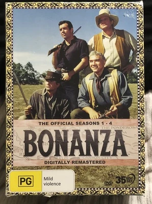 Bonanza : Seasons 1-4 (DVD, 1959, 35-Disc Set) R4 - Free Postage - Image 1 of 4