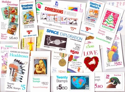 US 21 COMPLETE VINTAGE BOOKLETS ALL UNOPENED, XF SCV $250+ FACE VALUE $111.00+ - Image 1 of 3