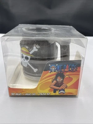 Taza 3D ABYstyle One Piece Anime Sombrero de Paja Barril 12 OZ Sellada Nueva Foto 1 de 4