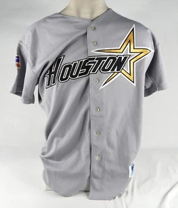 Camiseta deportiva gris Jackie Robinson 1997 Houston Astro JR Phillips #29 usada en el juego 50th P9 - Imagen 1 de 10