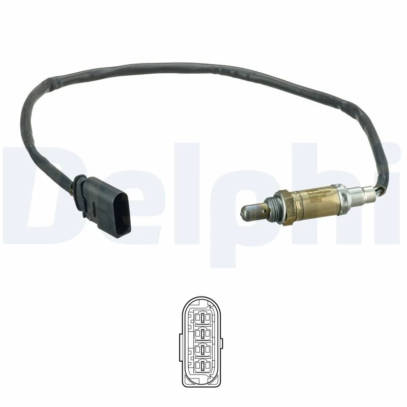 DELPHI Sonda Lambda Ajuste Sonda para VW Golf IV 1.4 16V Lupo 1.0 Audi A3 Arosa - Imagen 1 de 1