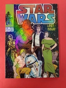 2024 TOPPS STAR WARS MASTERWORK COVERS ART LAST ISSUE #107 RAINBOW FOIL SP /299 - Picture 1 of 2