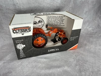 Allis Chalmers G w/Plow 1:16 Scale Diecast Farm Tractor Replica by Scale Models  - Image 1 of 4