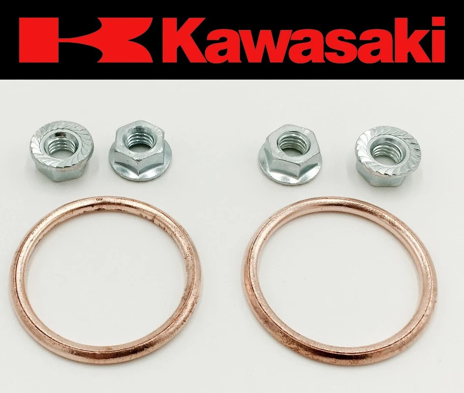 Juego de reparación de juntas de colector de escape Kawasaki Twin KZ750B 1976-79, KZ750G LTD 1980 Foto 1 de 2