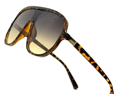 SUNGLASSES  MEN OVERSIZED BIG LARGE VINTAGE SHIELD XL VISOR STYLE NEW MODELS - Image 1 of 4