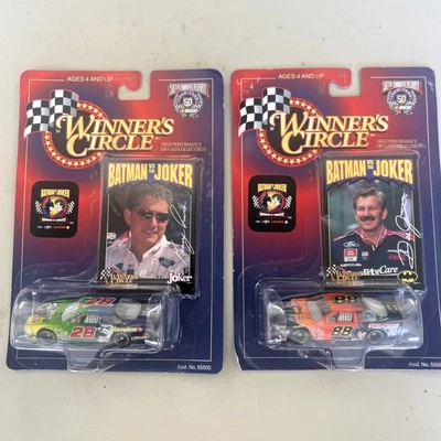 1998 Winners Circle Dale Jarrett and Kenny Irwin Die-Cast 1:64 BATMAN vs JOKER - Image 1 of 4