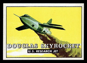 1952 Topps Wings 185 Douglas Skyrocket.  NMMT.  (TX7660). - Bild 1 von 2