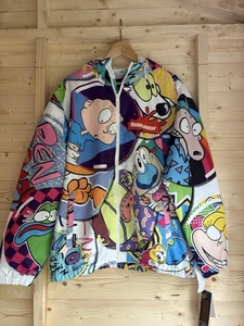 Members Only X Nickelodeon Windbreaker Mantel XL Xtra Large Rugrats Hey Arnold 90s - Bild 1 von 10