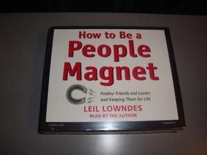 How to Be a People Magnet Leil Lowndes Neu Hörbuch CD Gekürzte Freunde Liebhaber - Bild 1 von 6