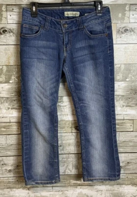 Pantalones de mezclilla recortados capri Paris Blues para mujer talla 7 Foto 1 de 3