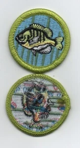 Insignia de mérito de pesca (nuevo diseño - pez luna), tipo L, parte posterior "desde 1910" (2024) - Imagen 1 de 1