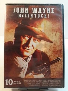 John Wayne Mclintock! Includes 10 Bonus Movies (DVD, 2018) - Picture 1 of 2
