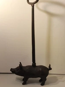 Antique Pig Figurine Barn Cast Iron Blacksmith Farm Country decor 20.5" Tall - Bild 1 von 22