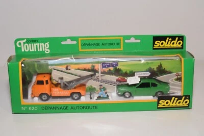 A50 1:43 SOLIDO 620 GIFT SET DÉPANNAGE SAVIEM HIGHWAY LANCIA BETA MIB - Photo 1/4